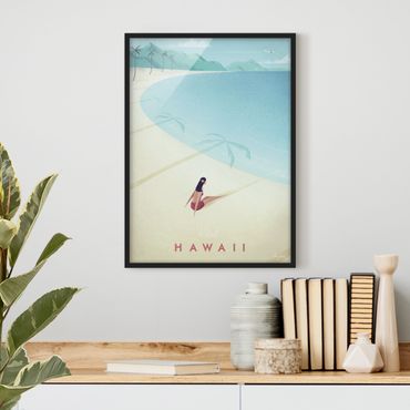 Plakat w ramie - Plakat podróżniczy - Hawaje