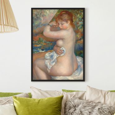Plakat w ramie - Auguste Renoir - Kąpiący się