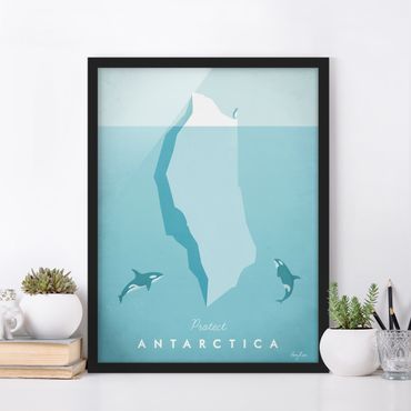 Plakat w ramie - Plakat podróżniczy - Antarktyda
