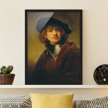 Plakat w ramie - Rembrandt van Rijn - Autoportret