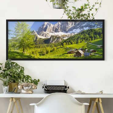Plakat w ramie - Styria Alpejska łąka