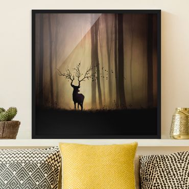 Plakat w ramie - Władca lasu