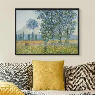Plakat w ramie - Claude Monet - Pola na wiosnę