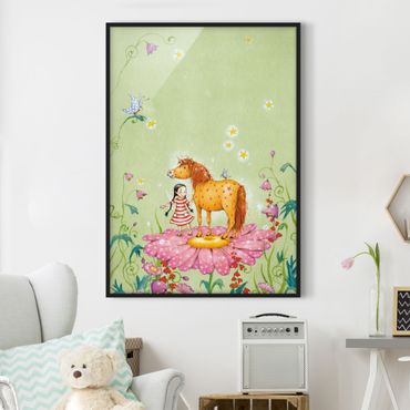 Plakat w ramie - Magiczny kucyk na Bloomie