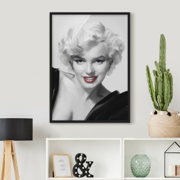 Plakat w ramie - Marilyn na sofie
