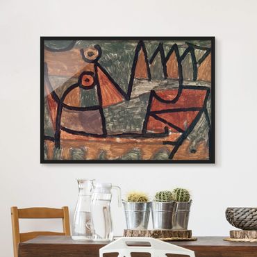 Plakat w ramie - Paul Klee - Wycieczka statkiem