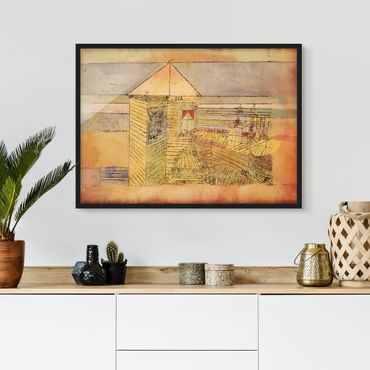 Plakat w ramie - Paul Klee - Cudowne lądowanie