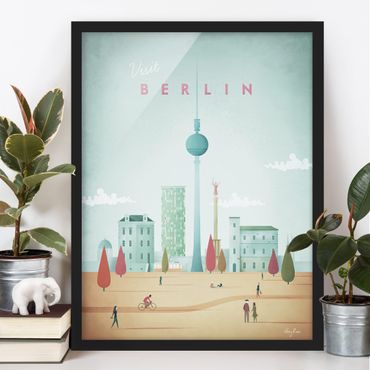 Plakat w ramie - Plakat podróżniczy - Berlin