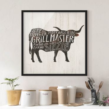 Plakat w ramie - Gospodarstwo BBQ - wołowina