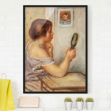 Plakat w ramie - Auguste Renoir - Gabrielle z lustrem