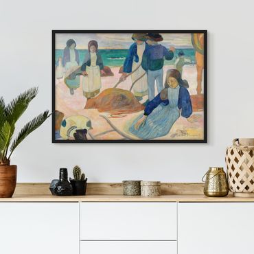 Plakat w ramie - Paul Gauguin - Kobiety Zbieracze Tangów