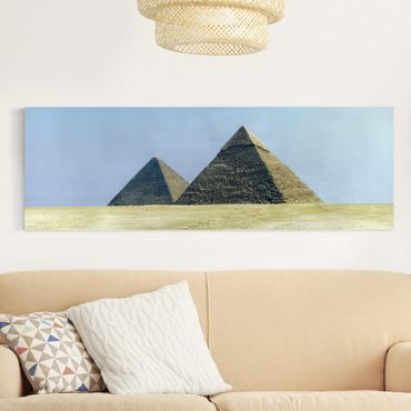 Obraz na płótnie - Piramidy w Gizie