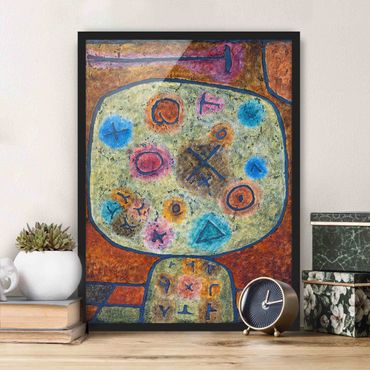 Plakat w ramie - Paul Klee - Kwiaty w kamieniu