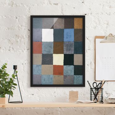 Plakat w ramie - Paul Klee - płytka kolorowa