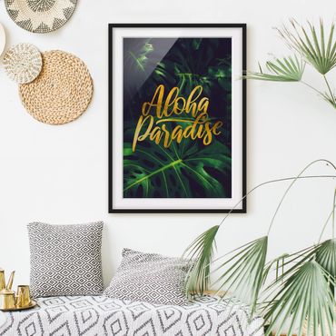 Plakat w ramie - Jungle - Aloha Paradise