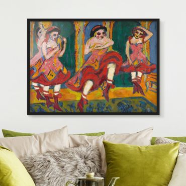 Plakat w ramie - Ernst Ludwig Kirchner - Tancerze Czardy