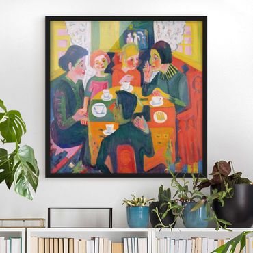 Plakat w ramie - Ernst Ludwig Kirchner - Stolik kawowy