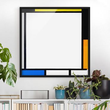 Plakat w ramie - Piet Mondrian - Kompozycja II