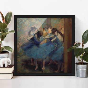 Plakat w ramie - Edgar Degas - Niebieskie tancerki