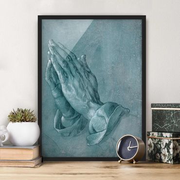 Plakat w ramie - Albrecht Dürer - Studium dla modlących się rąk