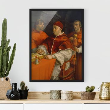 Plakat w ramie - Raffael - portret papieża Leona X