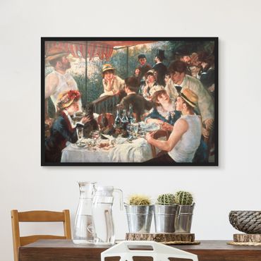 Plakat w ramie - Auguste Renoir - Śniadanie wioślarzy