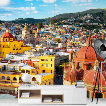 Fototapeta - Kolorowe domy Guanajuato