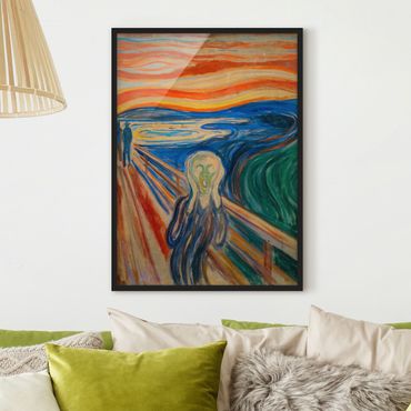 Plakat w ramie - Edvard Munch - Krzyk