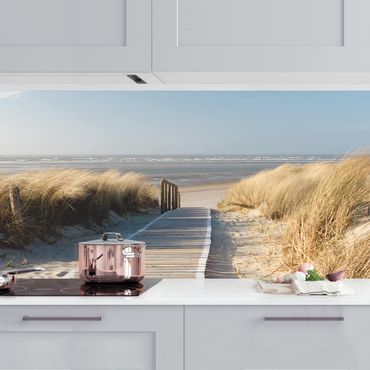Panel ścienny do kuchni - Plaża nad Morzem Bałtyckim