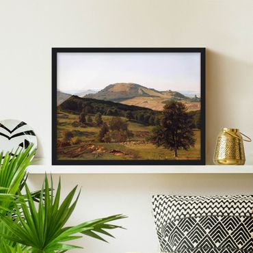 Plakat w ramie - Albert Bierstadt - Góry i doliny