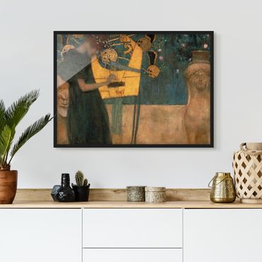 Plakat w ramie - Gustav Klimt - Muzyka