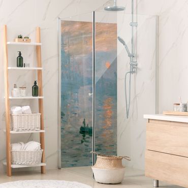 Tylna ścianka prysznicowa - Claude Monet - Impression