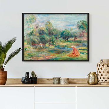 Plakat w ramie - Auguste Renoir - Krajobraz w pobliżu Cagnes