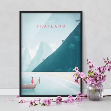 Plakat w ramie - Plakat podróżniczy - Tajlandia