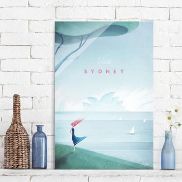 Obraz na szkle - Plakat podróżniczy - Sidney