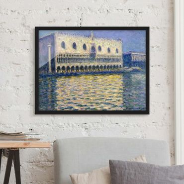 Plakat w ramie - Claude Monet - Pałac Dożów