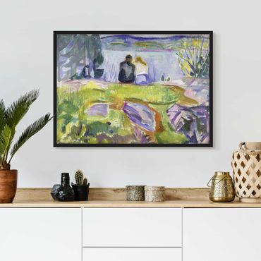 Plakat w ramie - Edvard Munch - Święto wiosny