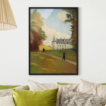 Plakat w ramie - Emile Bernard - W zamku Tanlay