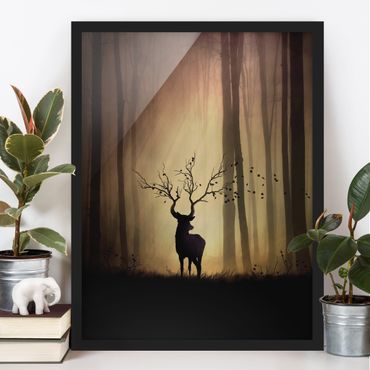 Plakat w ramie - Władca lasu