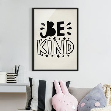 Plakat w ramie - Be kind