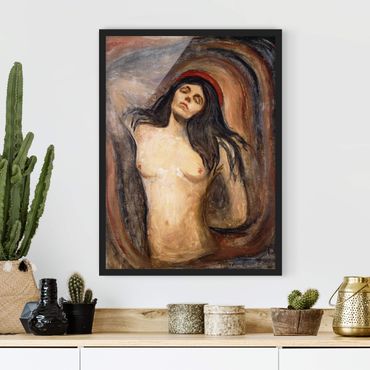 Plakat w ramie - Edvard Munch - Madonna
