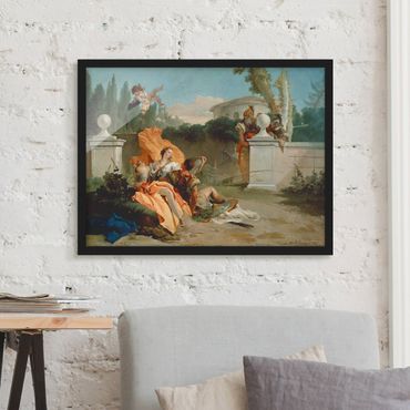 Plakat w ramie - Giovanni Battista Tiepolo - Rinaldo i Armida