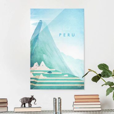 Obraz na szkle - Plakat podróżniczy - Peru