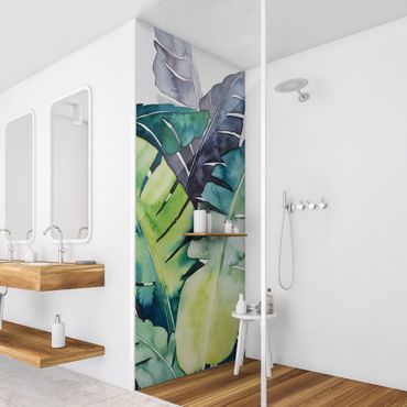 Tylna ścianka prysznicowa - Exotic Foliage - Banana