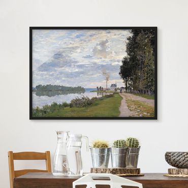 Plakat w ramie - Claude Monet - brzeg Argenteuil