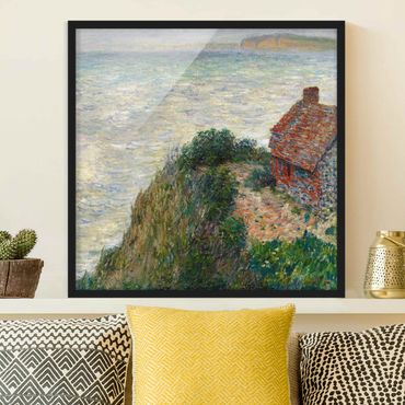 Plakat w ramie - Claude Monet - Dom rybaka w Petit Ailly