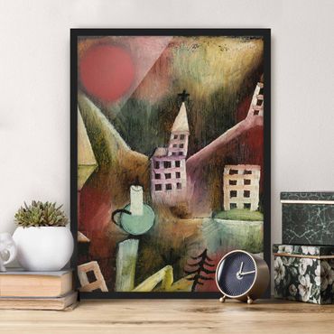 Plakat w ramie - Paul Klee - Zniszczona wioska