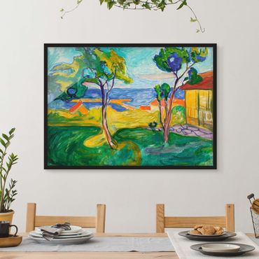 Plakat w ramie - Edvard Munch - Ogród