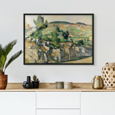 Plakat w ramie - Paul Cézanne - Pejzaż pagórkowaty