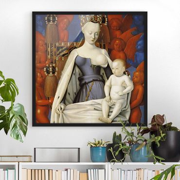 Plakat w ramie - Jean Fouquet - Madonna w intronizacji